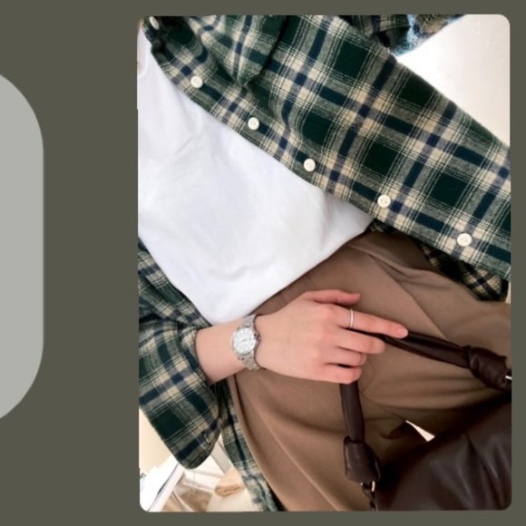 Levi's® Premium - Casual Button Down - Green - Relaxed - Small Shirt - Picture 2 of 7